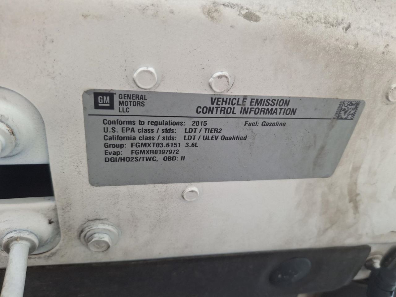 2015 GMC Acadia ECM Electronic Control Module 3 6L 4WD