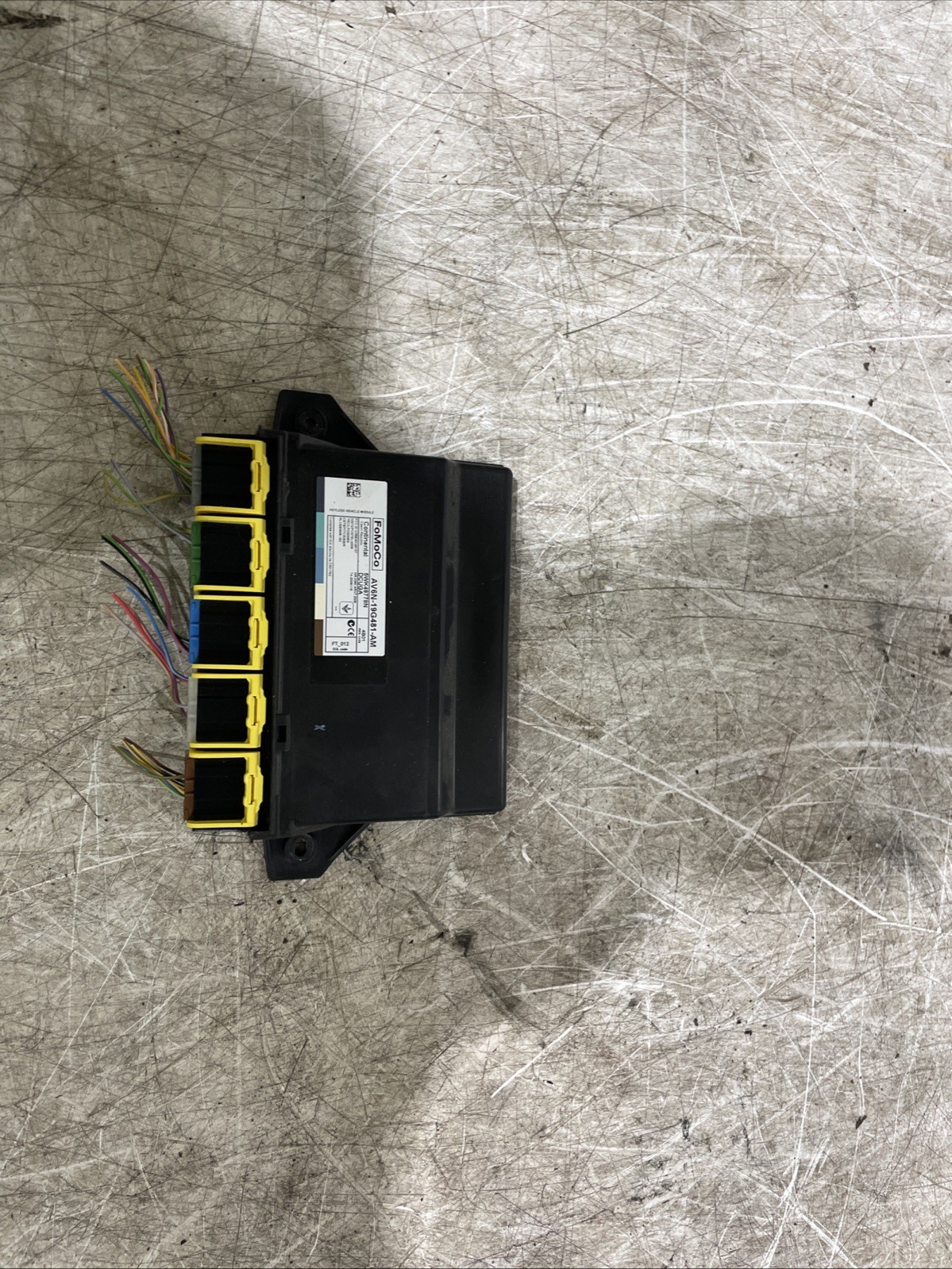 FORD C MAX 2013 KEYLESS ENTRY VEHICLE CONTROL MODULE AV6N-19G481-AM