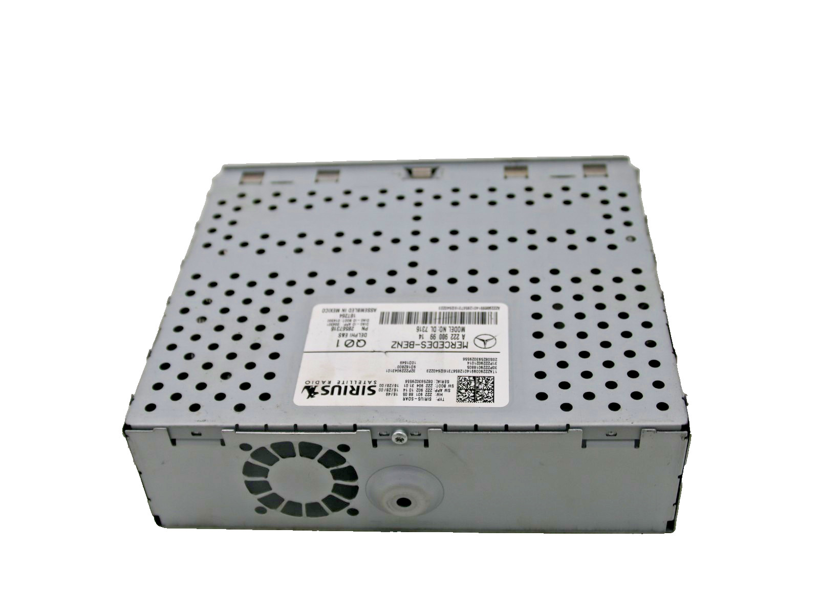 Mercedes Benz S-Class W222 Control Unit Satellite Radio A2229009914 2229018805