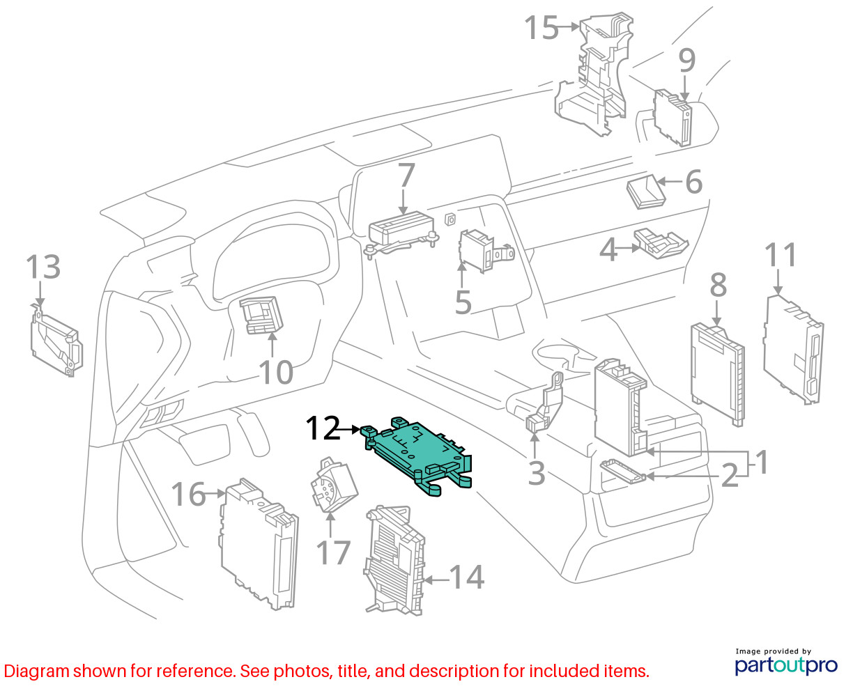 22 TOYOTA TUNDRA TRANSMISSION CONTROL MODULE 8953060680