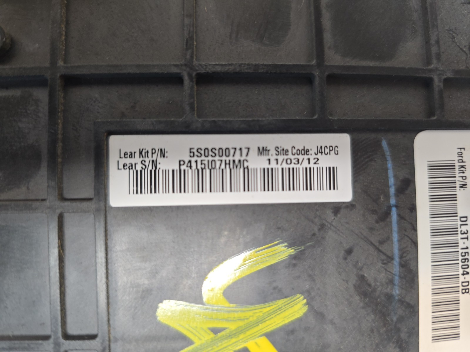 2011-14 Ford F150 F-150 BCM Fuse Box Interior DC3T-14B476-DA OEM **WARRANTY**