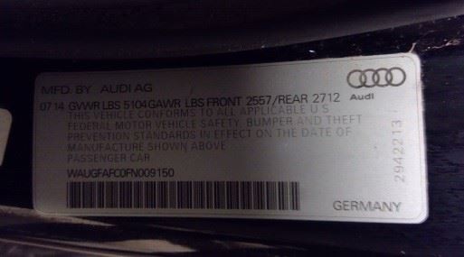 LANE CHANGE ASSIST MODULE Computer Slave 4G0907568D Fits 12-15 AUDI A6 100882