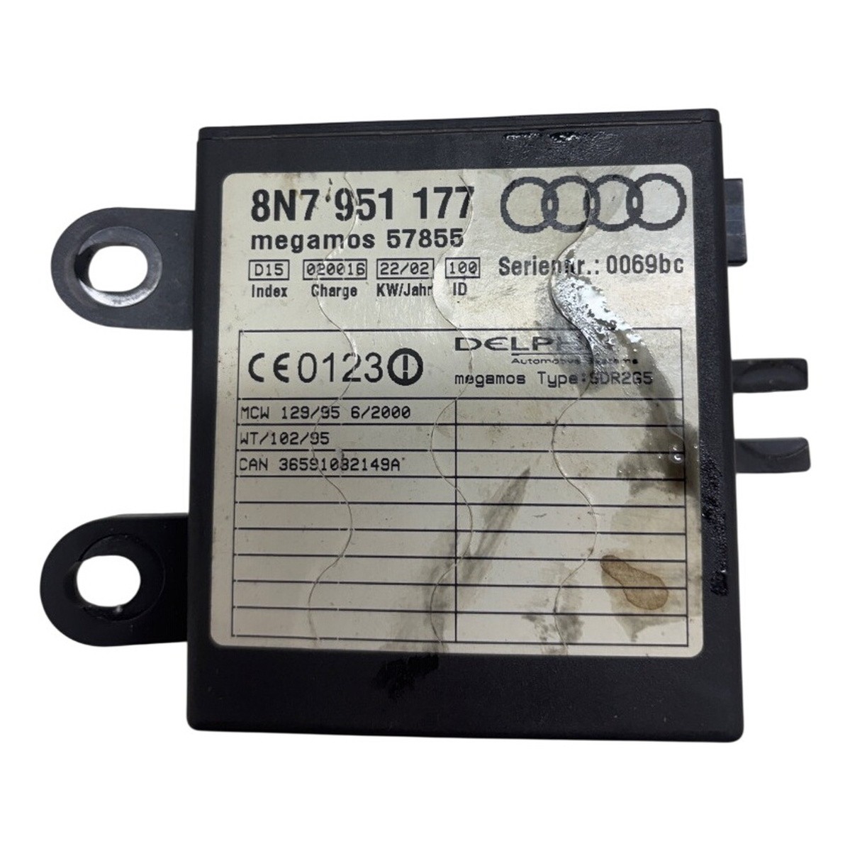 Audi TT Roadster 8N9 (2003) Cabriolet Alarm Control Module 8N7951177