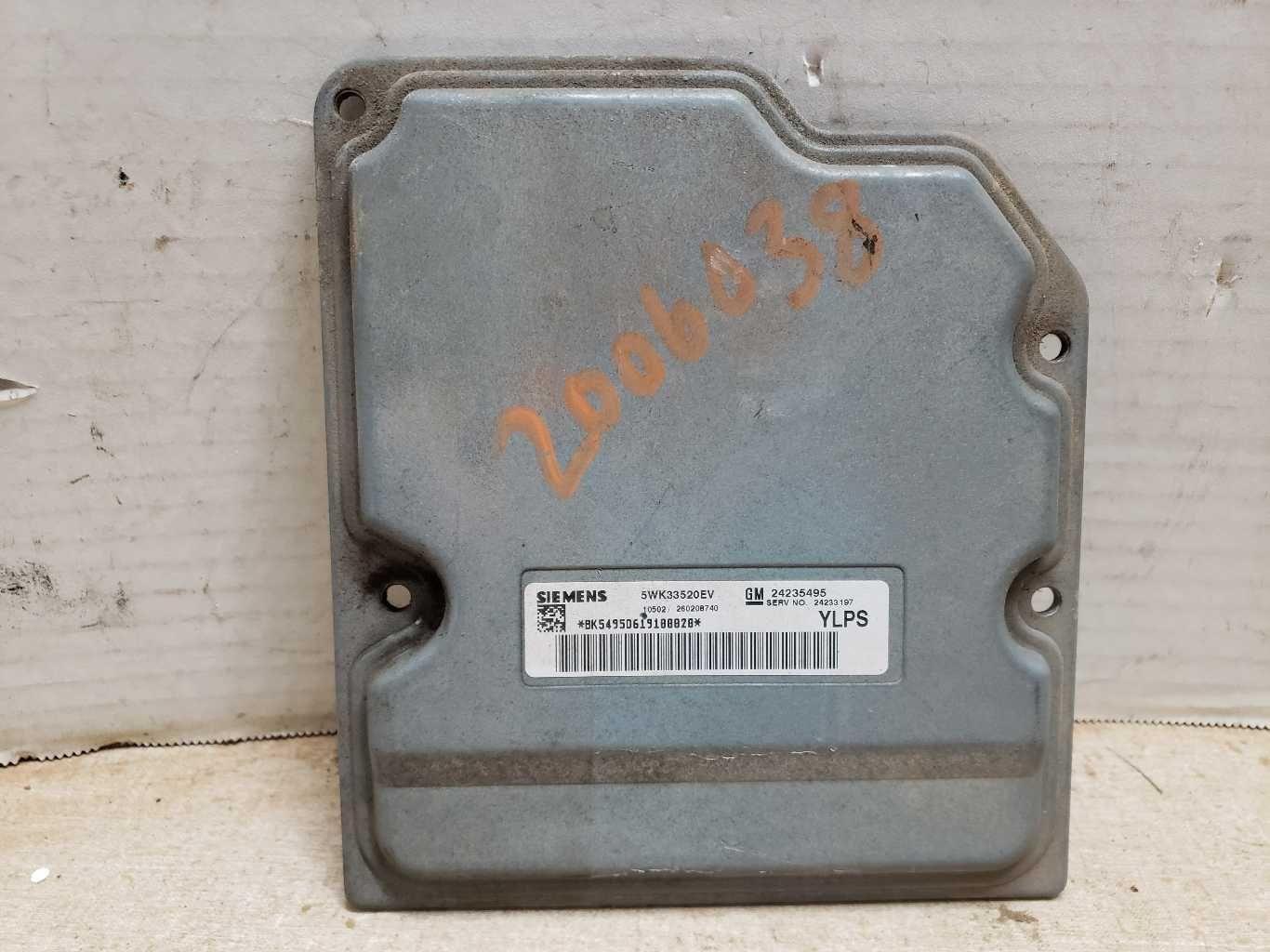 06 CADILLAC SRX Chassis Brain Box TRANSMISSION ID 24233197 YLPS