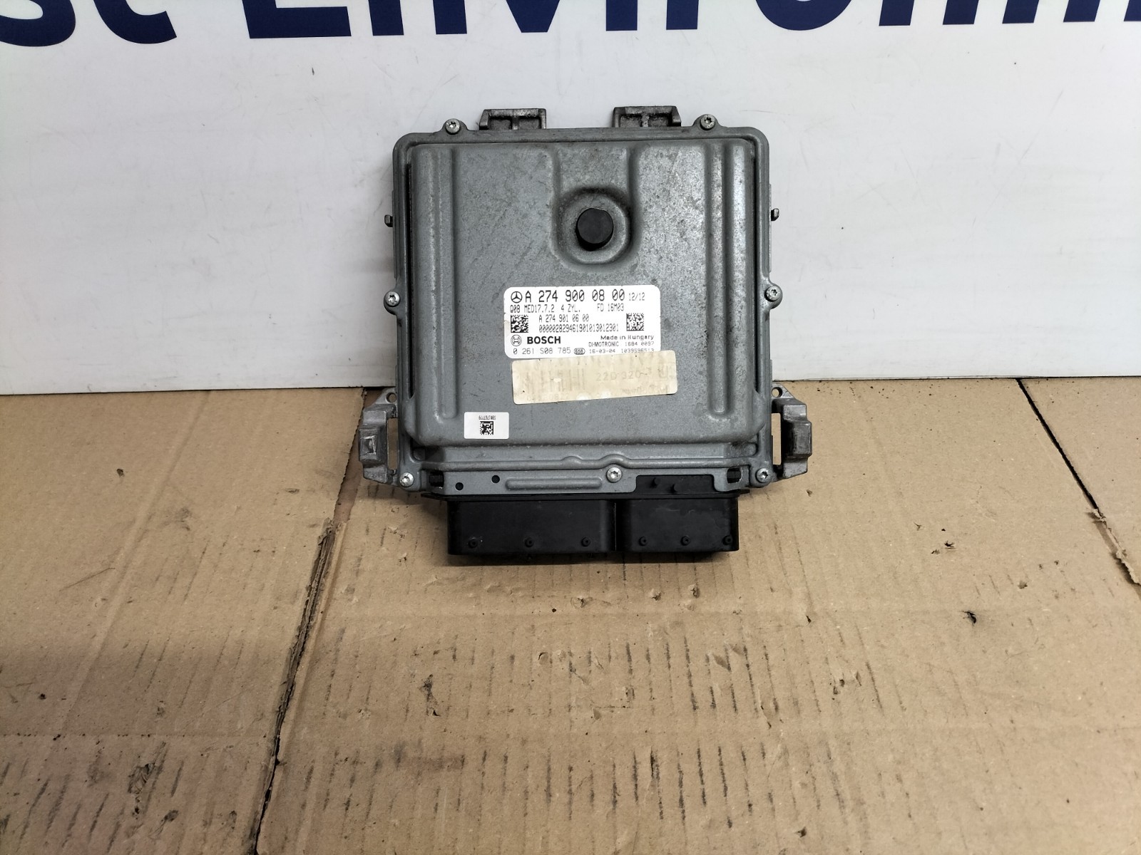 2016 MERCEDES W205 C200 ENGINE CONTROL MODULE ECU UNIT A2749000800 (460)
