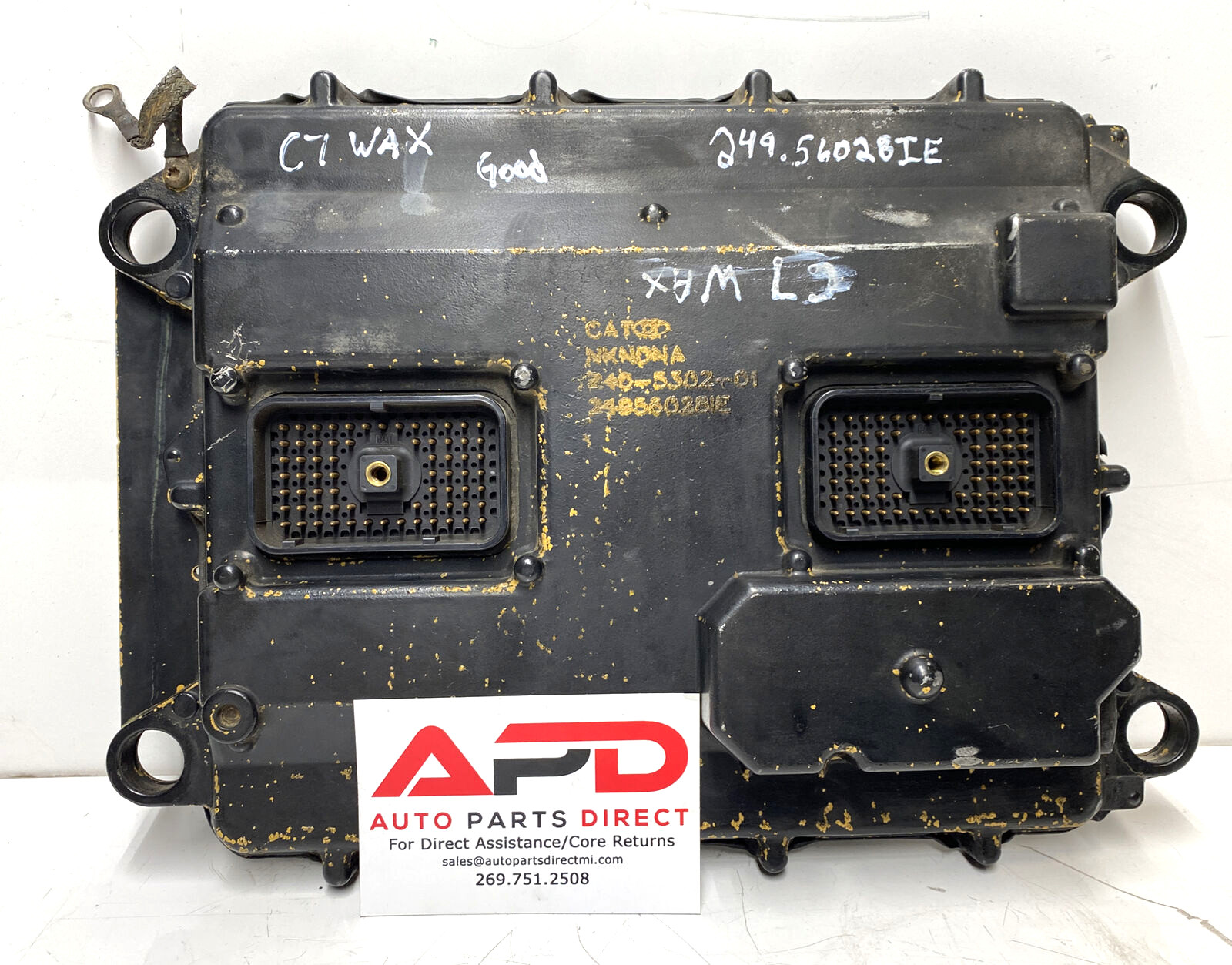 Used TESTED Caterpillar C7 Acert 70-Pin ECM CAT WAX 240-5302-01 No Core Charge