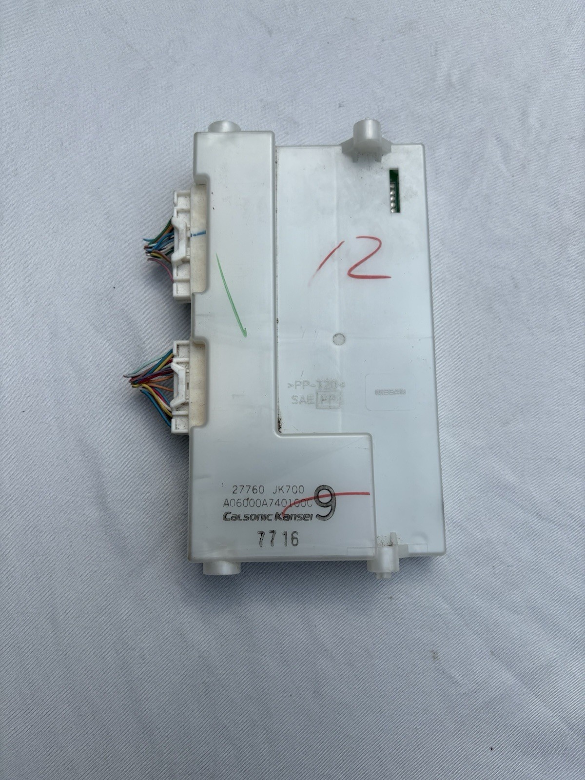 09-13 Infiniti G37 AC Amplifier Heater Climate Control Module 27760-JK700 OEM