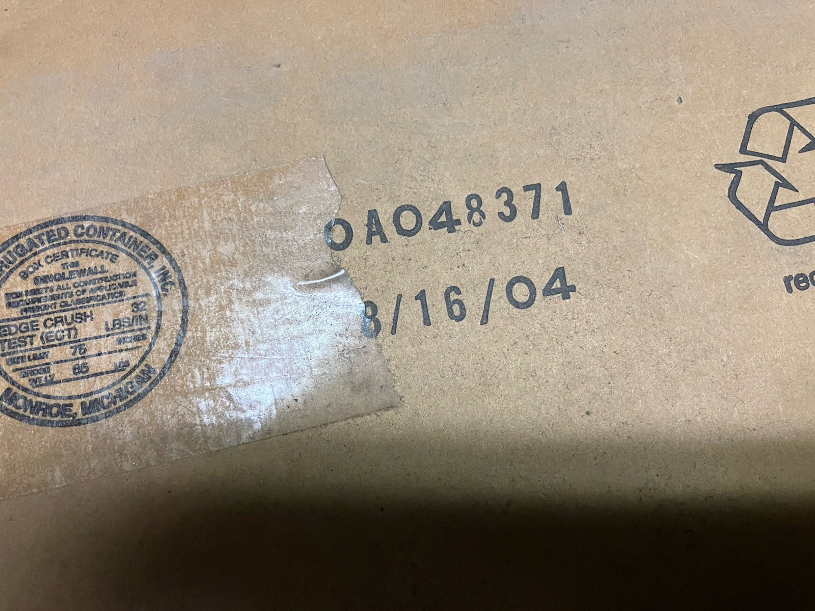 GM Engine Computer Service number 12573650 New Old Stock Ac Delco Factory New