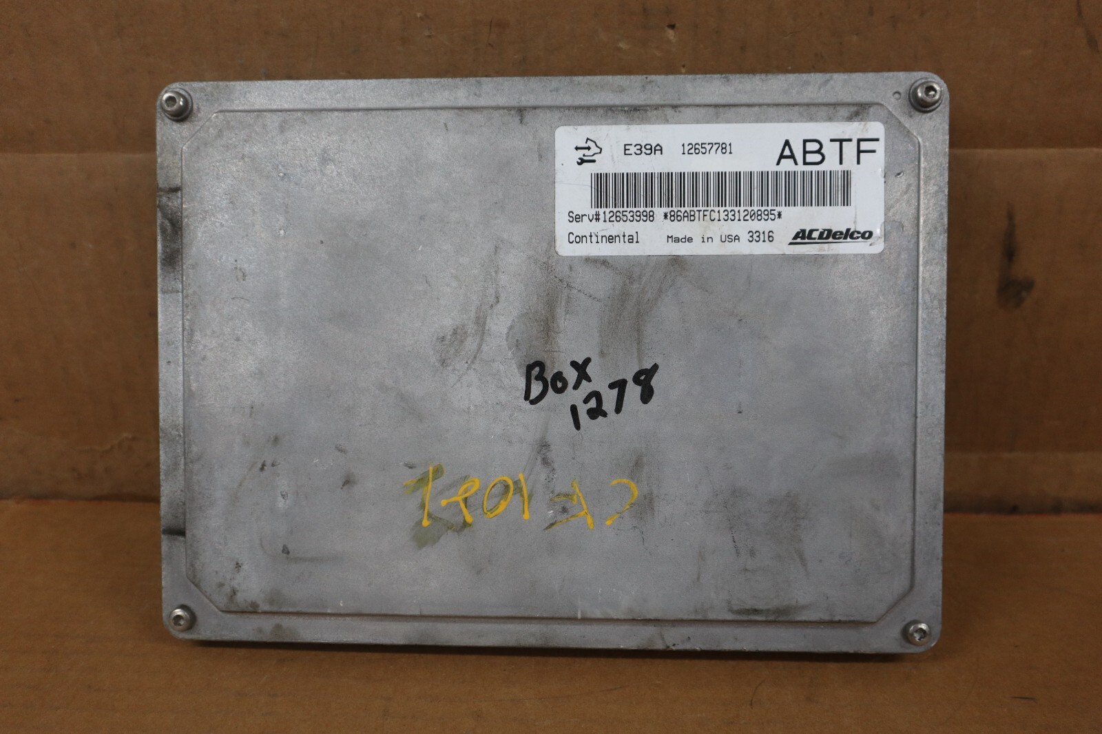 2014 Buick Verano 2.4L Engine Control Computer Module ECM ECU OEM 12657781