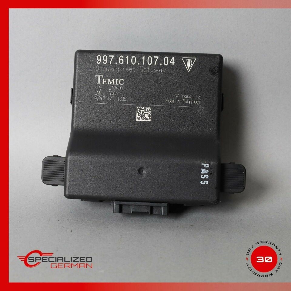 2005-2008 Porsche 911 997 Boxster Cayman 987 Gateway Module OEM 99761010703