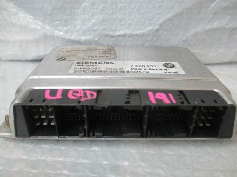 99 00 BMW 323i ENGINE CONTROL MODULE 1214 7 500 255 12147500255 7500255