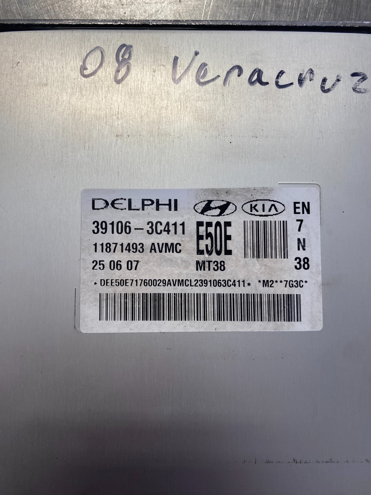 2008 Hyundai Veracruz Delphi Ecu Engine Control Unit 39106-3C411 Ecu Ecm