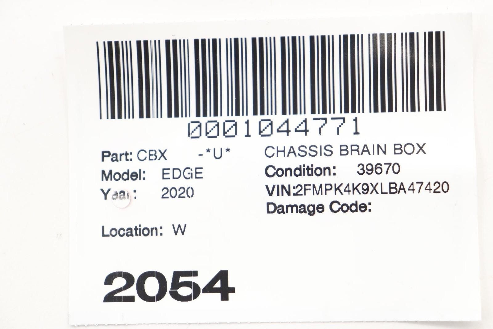 Used Hybrid / Electric Direct Current (DC) Power Module fits: 2020 Ford Edge Pow