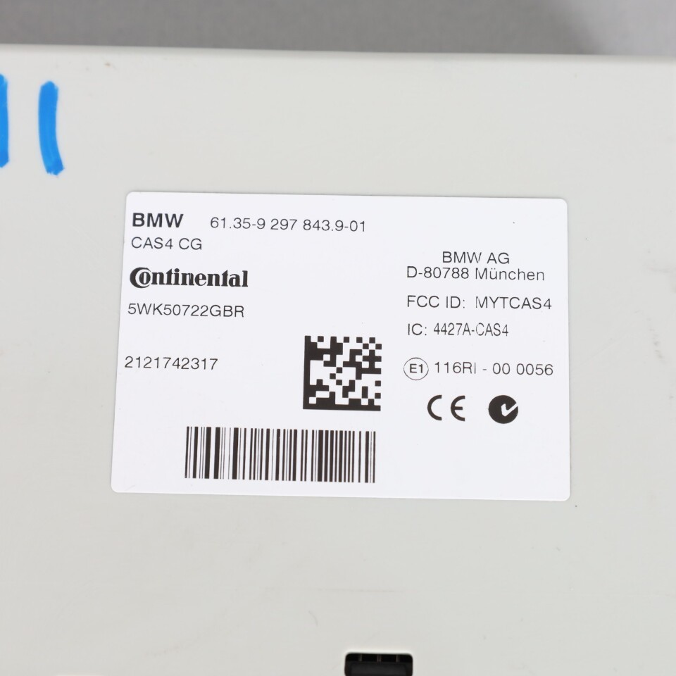 2013 BMW Active5 Comfort Access Control CAS Module 61359297843 OEM