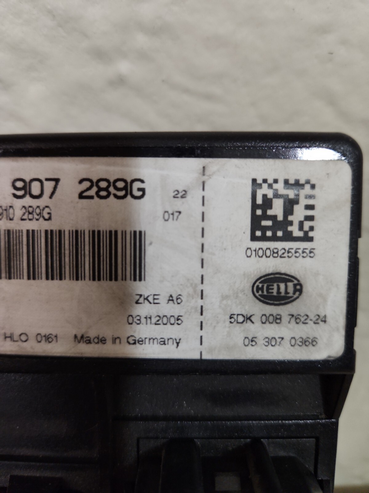 2006 AUDI A6 CHASSIS ECM