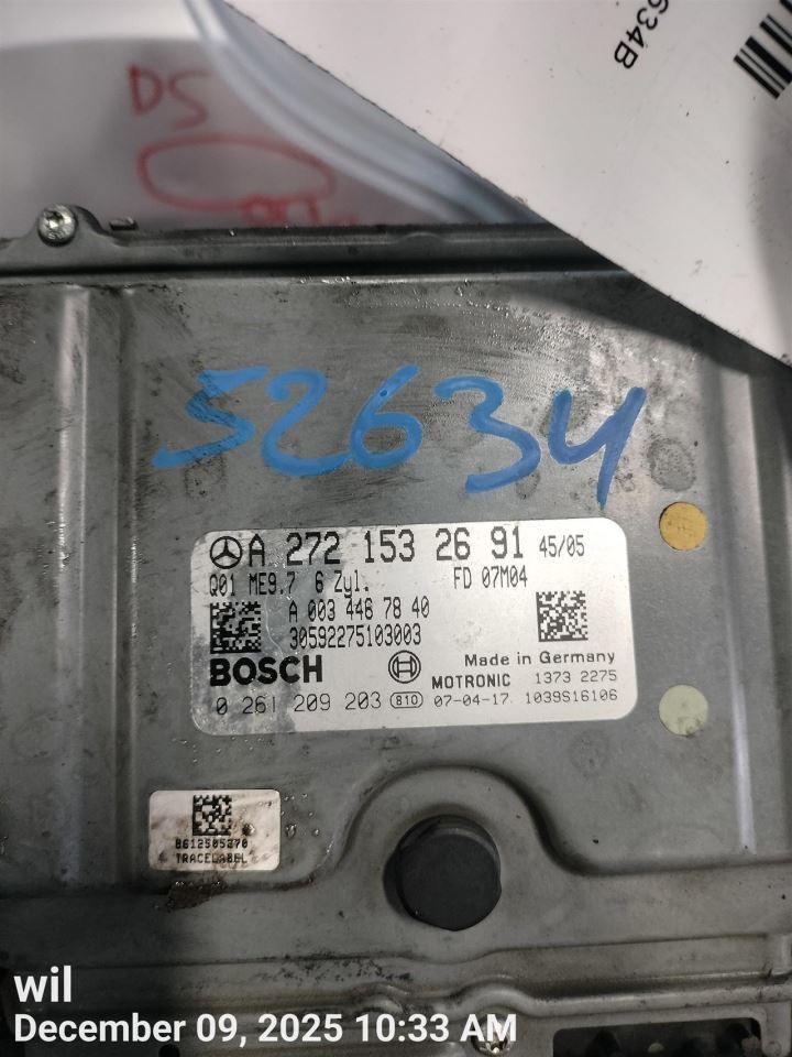 ENGINE CONTROL MOD OEM 07-09 MERCEDES-BENZ ML350 1YR WRNTY