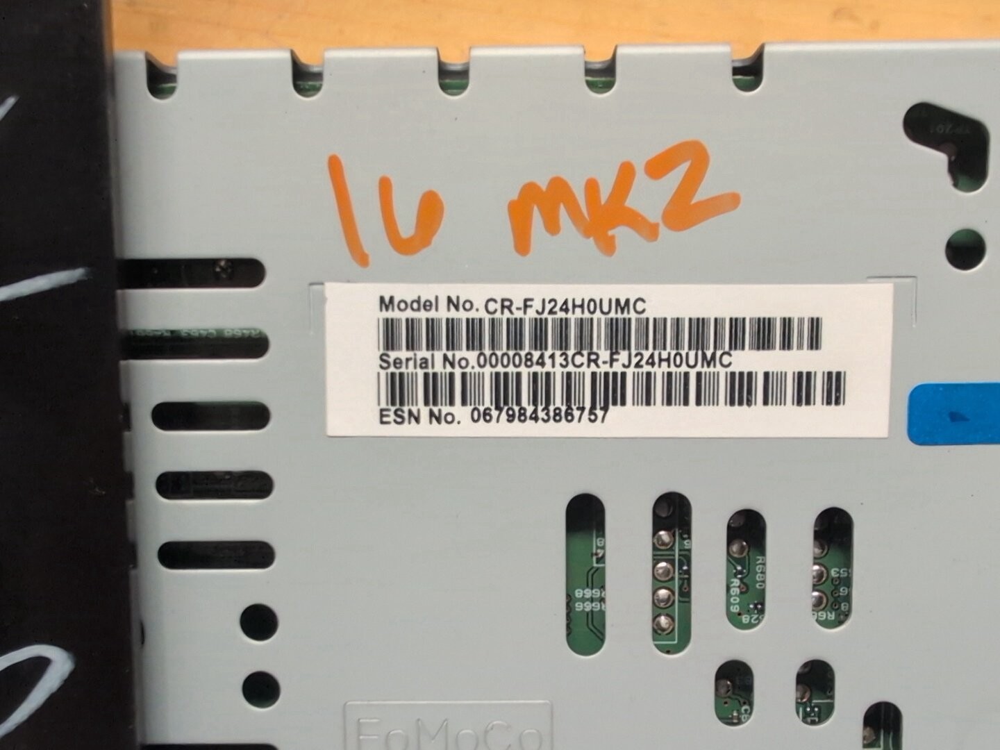 2016 Lincoln MKZ Sedan Radio Audio Receiver Module FP5T 18D818 FA