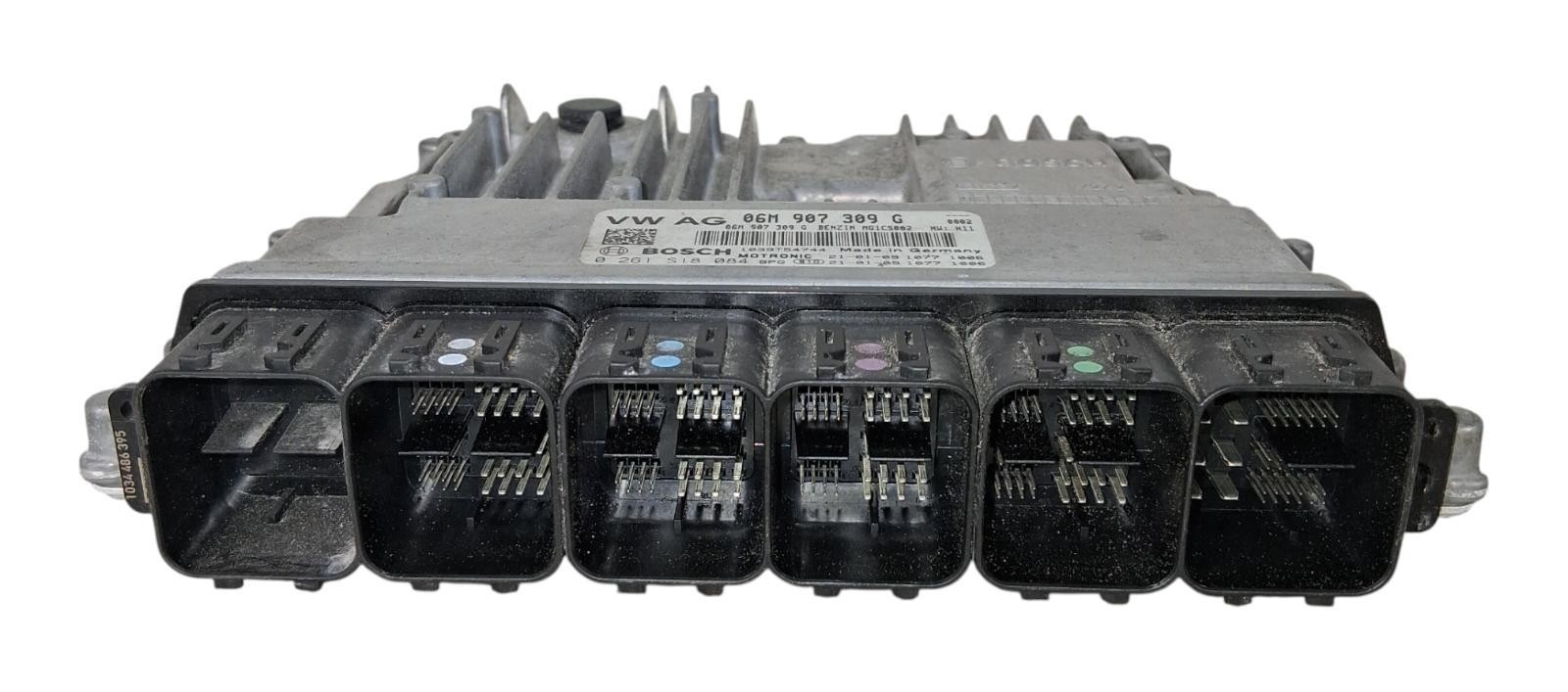 Audi SQ5 Engine brain Box Electronic Montrol OEM 06M907309G 2021 3.0L Silver