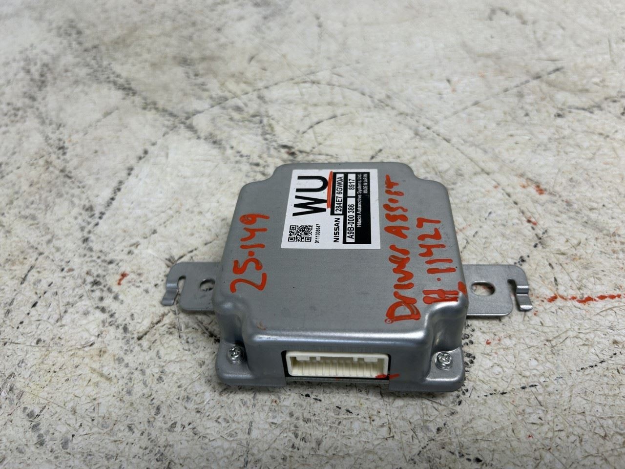 2019 INFINITI QX80 Driver Assist Control Module OEM Part Number 284E76GW0A