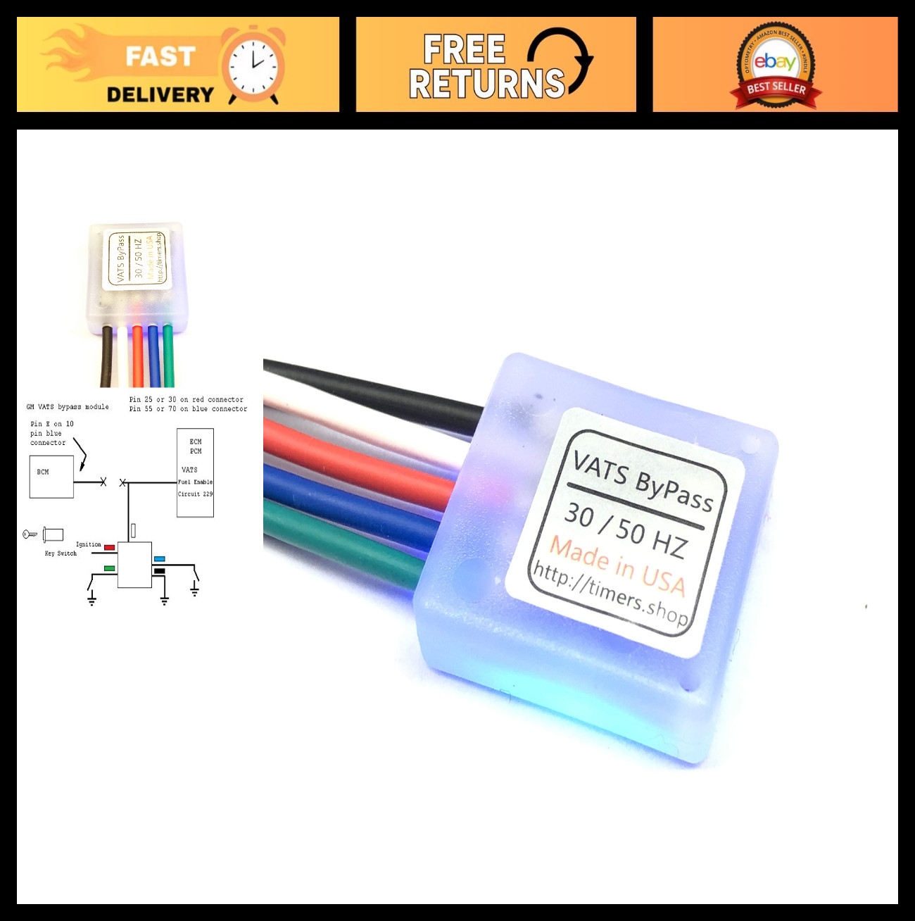 VATS PASSkey II Bypass Module for LS1 LT1 – Easy Installation, Performance Upgra