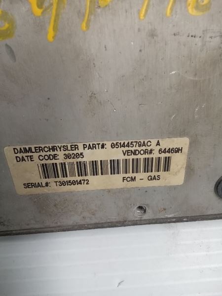 2005 Dodge Caravan Multifunction Module