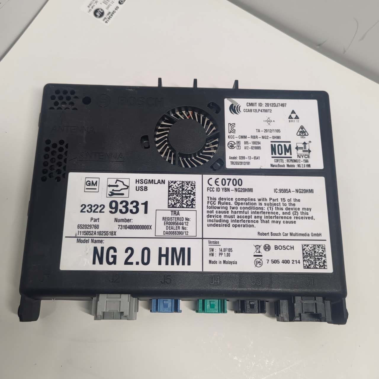 OEM 23229331 2015 GMC SIERRA HMI HUMAN MACHINE INTERFACE MODULE