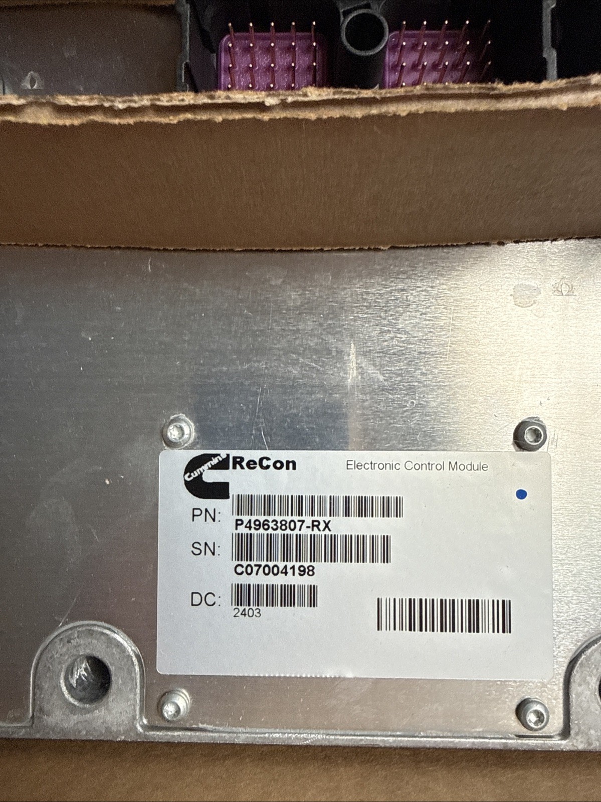 Original Cummins ecm ecu computer 4963807 4963807RX 4963808 ISM