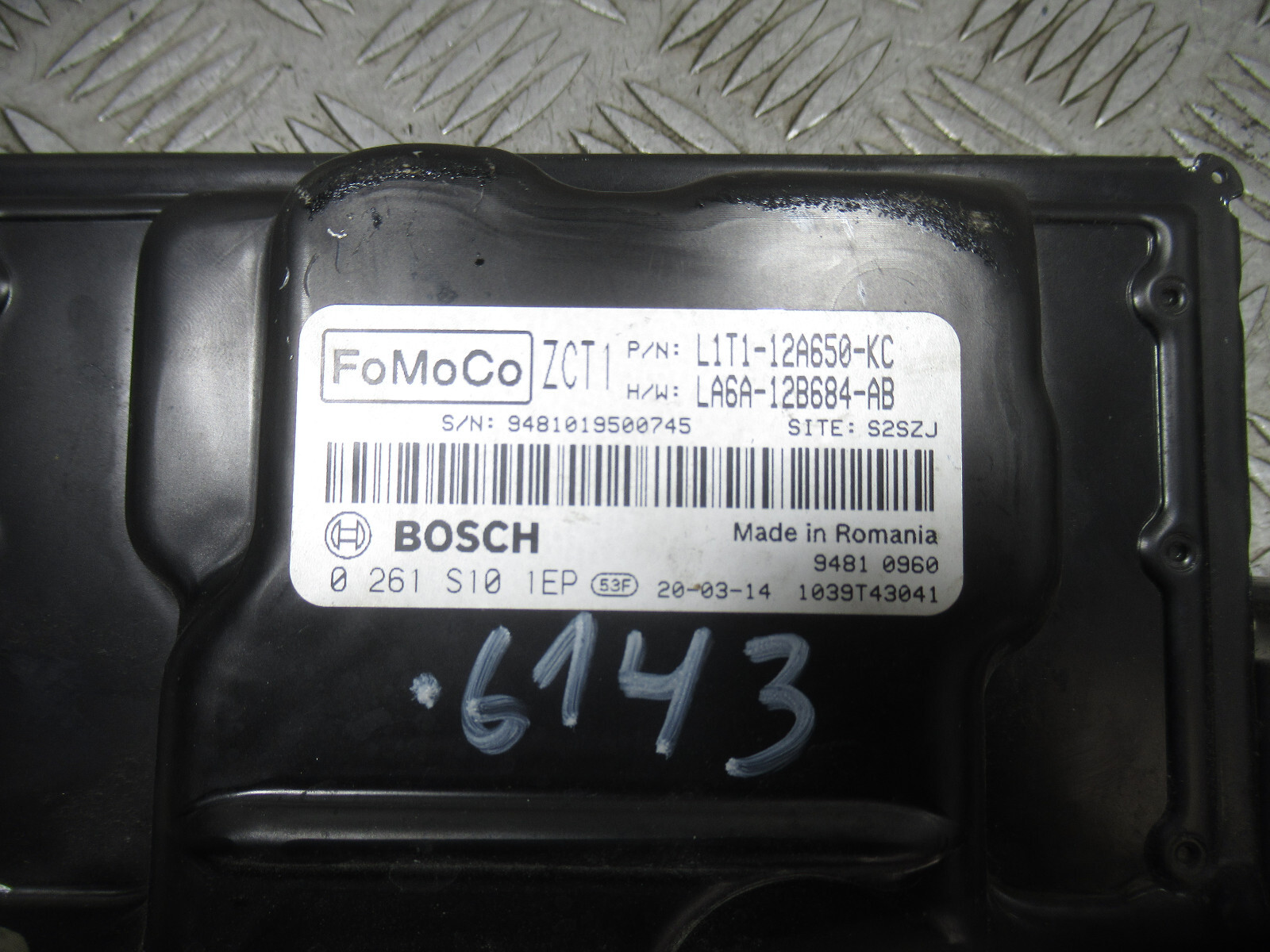 2020 FORD PUMA ST-LINE X BX726 1.0 PETROL MANUAL MK2 ENGINE ECU (B7JB) *6143