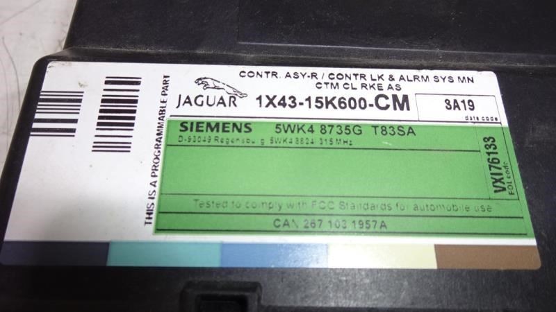 Theft-Locking Control Module ID: 1X43-15K600-CM Fits 2003 Jaguar X Type 408819