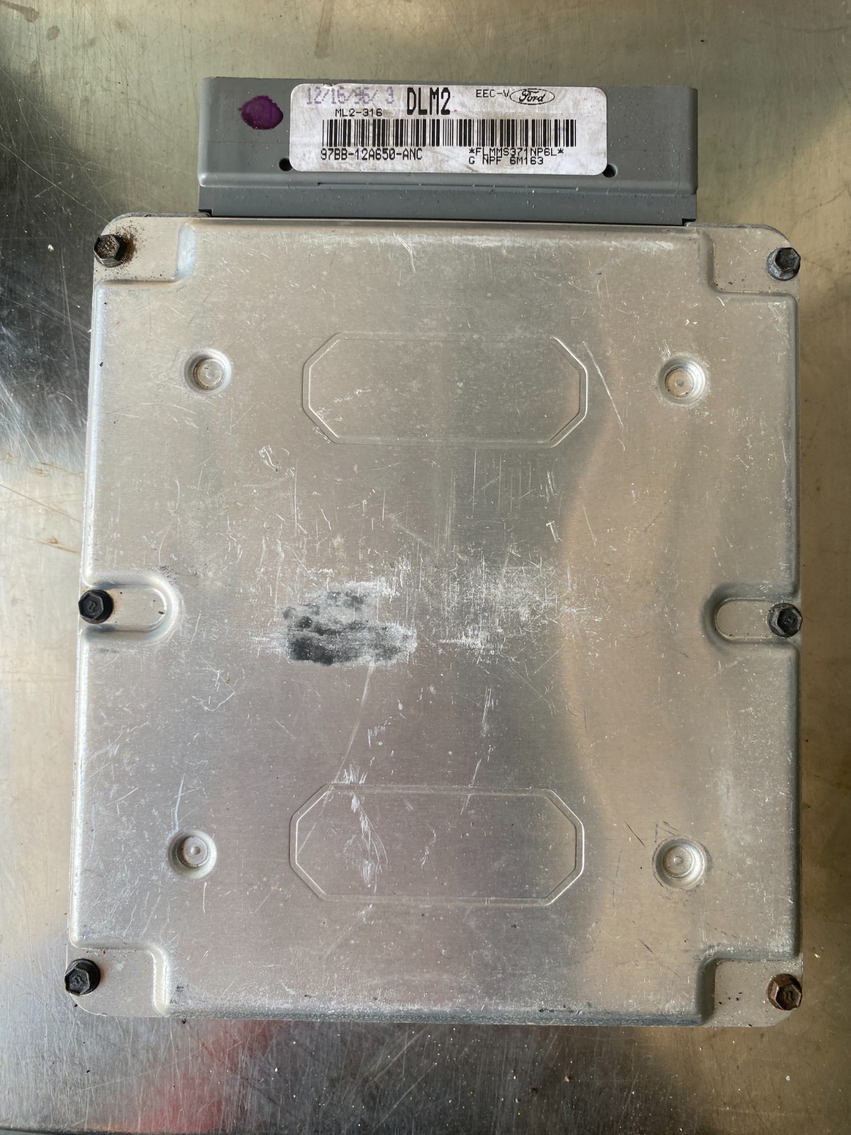 1997 97bb-12a650-anc Ford Contour Dlm2 Engine Control Unit Computer Ecm Ecu Pcm