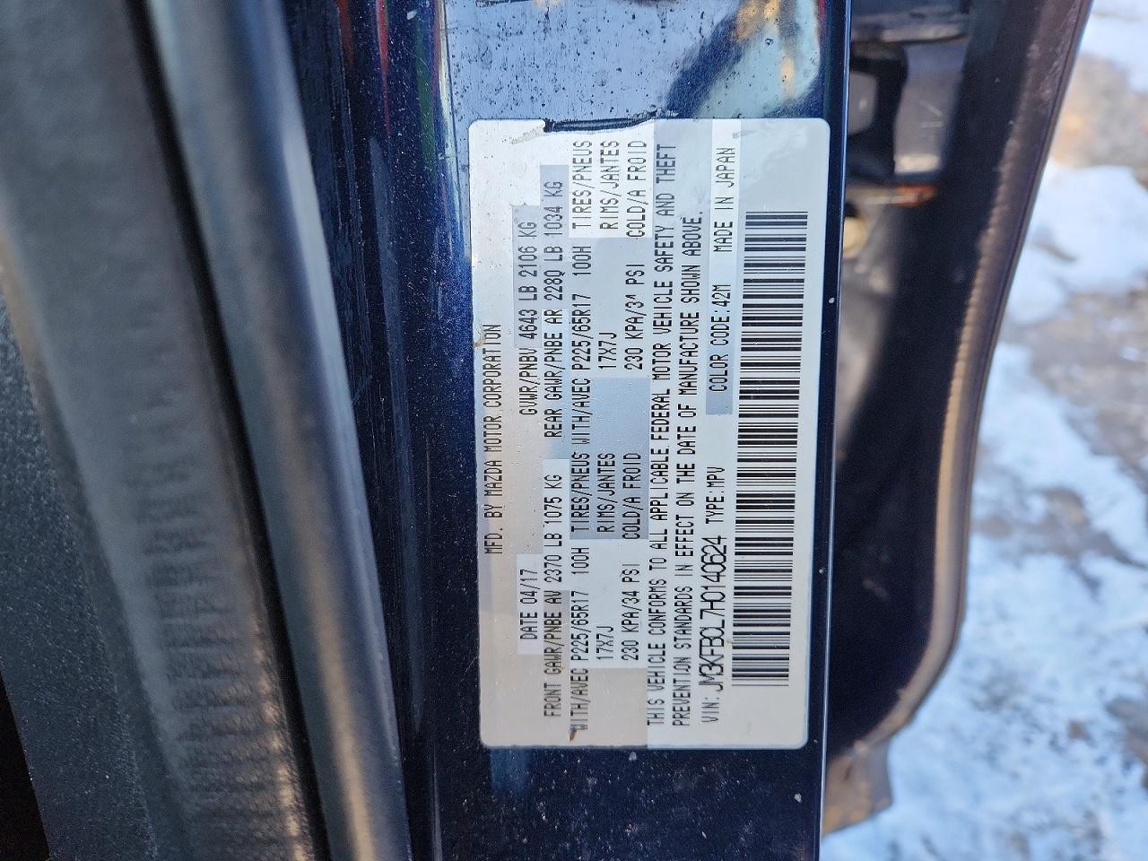 Used Engine Control Module (ECM) fits: 2017 Mazda CX-5 Electronic Control Module
