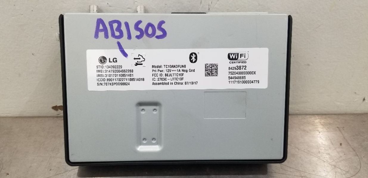 18 CHEVY SUBURBAN 1500 COMMUNICATION TELEMATICS CONTROL MODLE 84293872