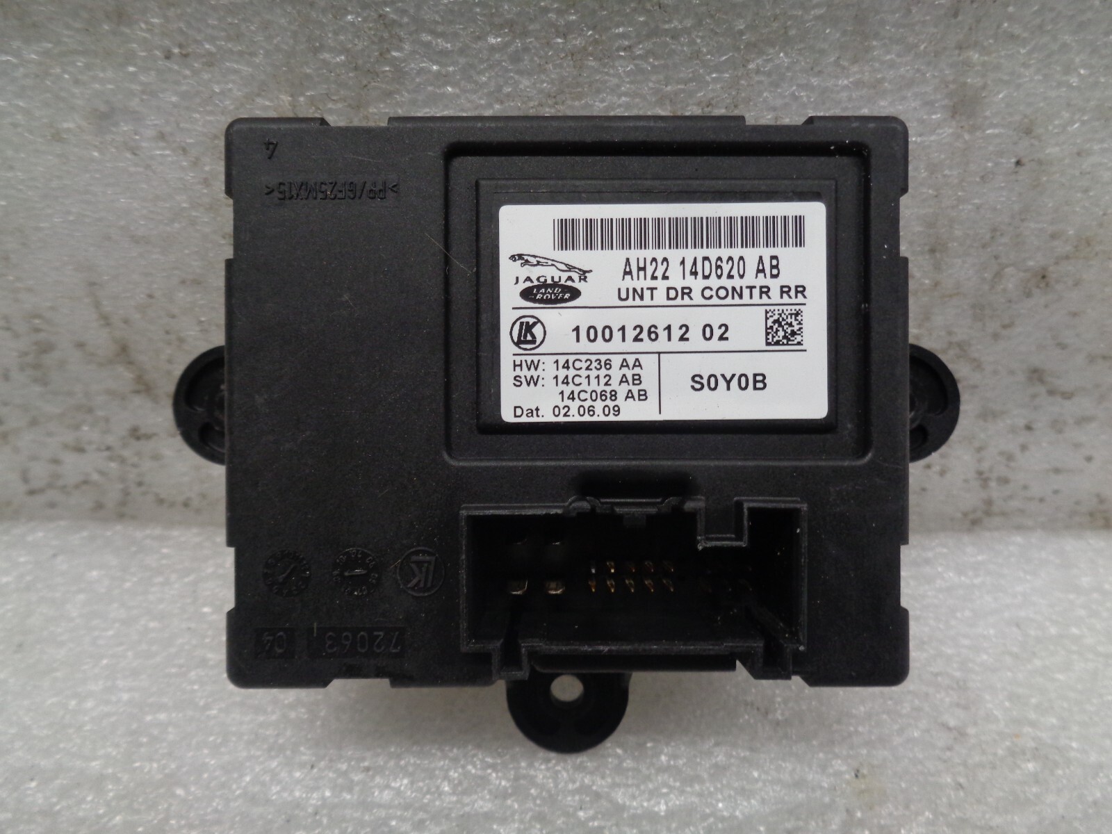 2010 Jaguar XF XFR X250 Rear Right Left Side Door Control Module OEM AK230142