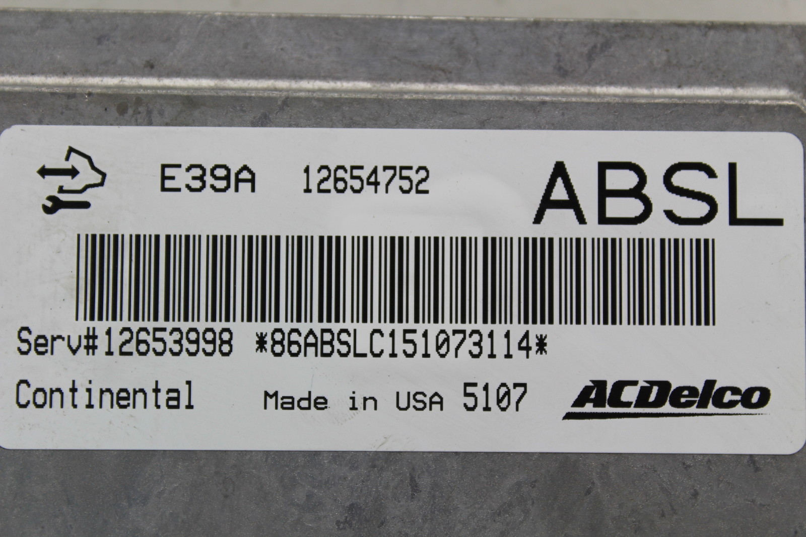 13-16 Cadillac ATS 12653998 Computer Brain Engine Control ECU ECM EBX Module