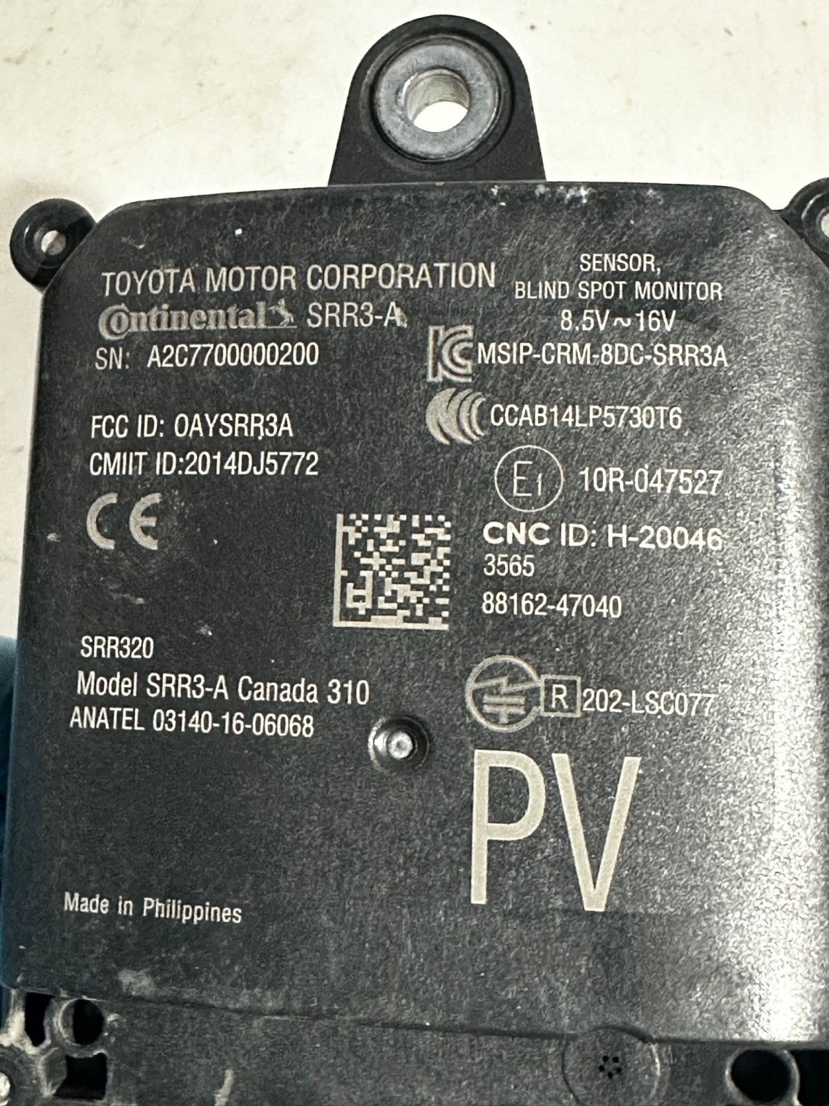 2021 2022 Toyota Prius Prime Rear Blind Spot Monitor Sensor 88162-47040 💎 OEM