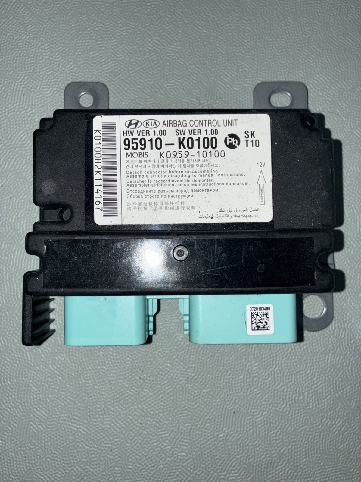 ✅ 2020 KIA SOUL Chassis Brain Box PN: 95910-K0100 OEM *CRASH DATA*