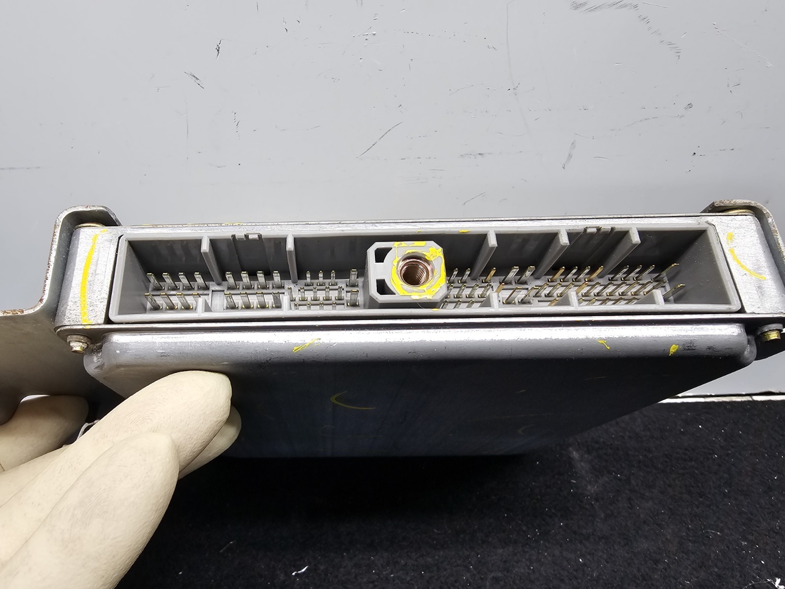 02 NISSAN FRONTIER ECM ENGINE COMPUTER CONTROL MODULE 4WD V6 AUTOMATIC MEC07-360