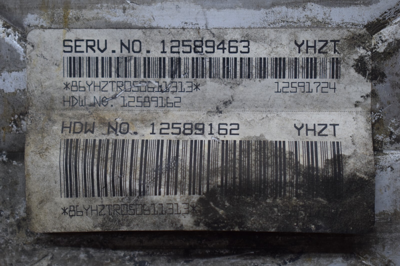 2003-2006 CHEVROLET AVALANCHE ENGINE COMPUTER MODULE ECU ECM 12589463 YHZT OEM