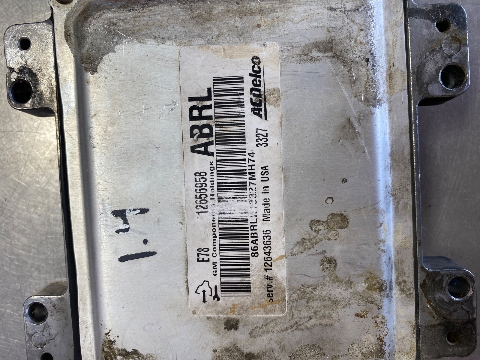 2012-2016 Chevy Cruze Engine Computer Module ECM ECU OEM 12656958