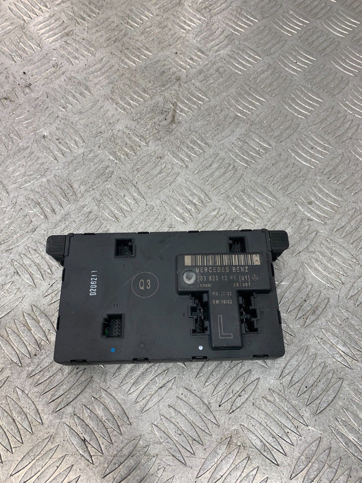 2006 MERCEDES C CLASS C200 PASSENGER FRONT LEFT DOOR MODULE 2038201385 #2