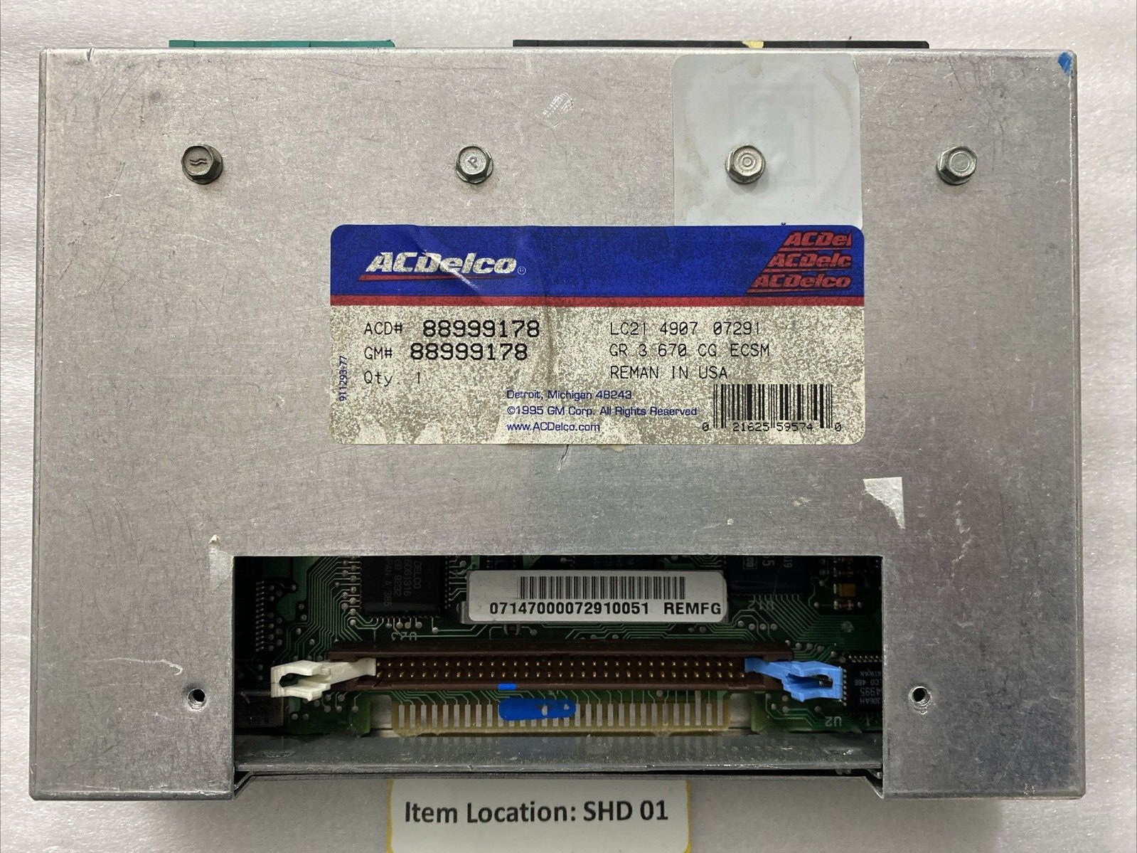 ACDELCO GM GENIUNE PARTS ENGINE CONTROL MODULE 88999178