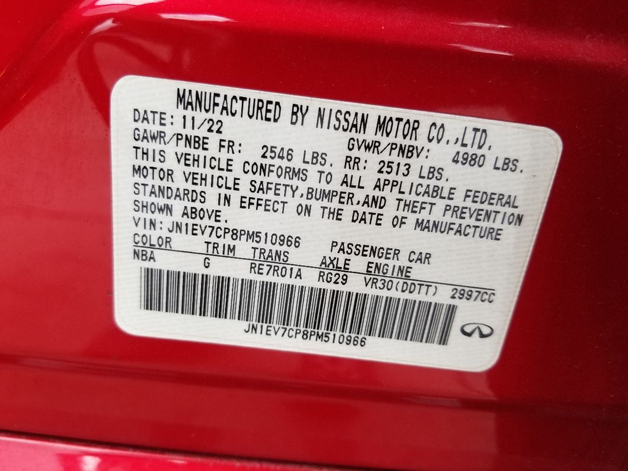 23 INFINITI Q50 SENSORY ADVANCE DRIVER ASSIST CONTROL MODULE 284E76HN0B