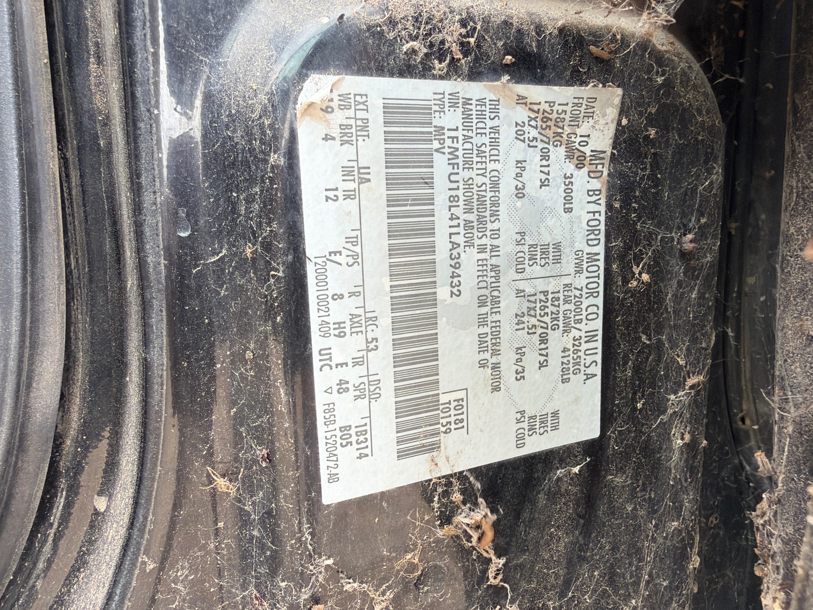 2001 Ford Expedition Electronic Control Module Computer Ecm Ecu 5.4L