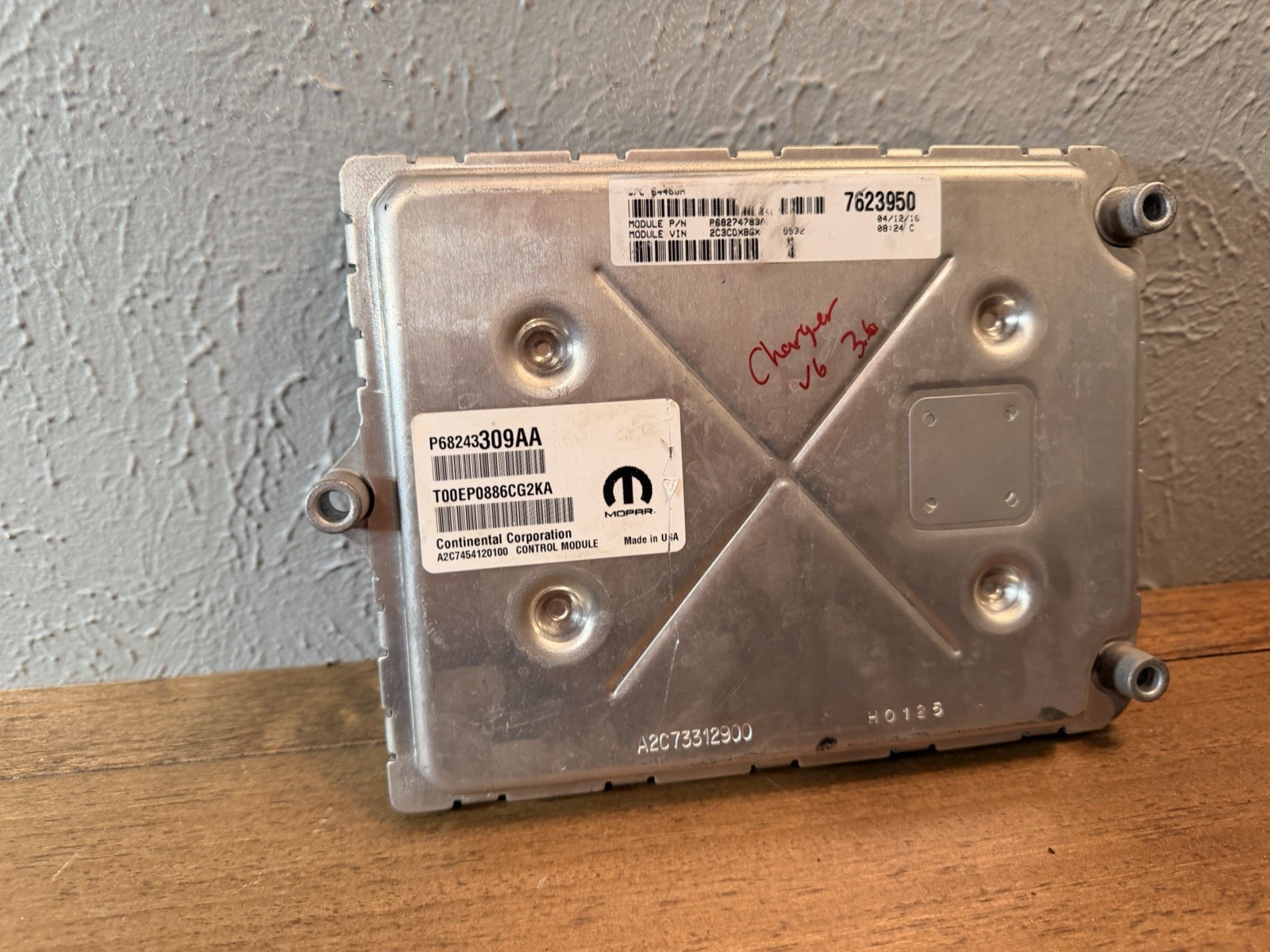 Chrysler 300 3.6L Factory ECU ECM PCM Vehicle Computer P68243309AA (2016)