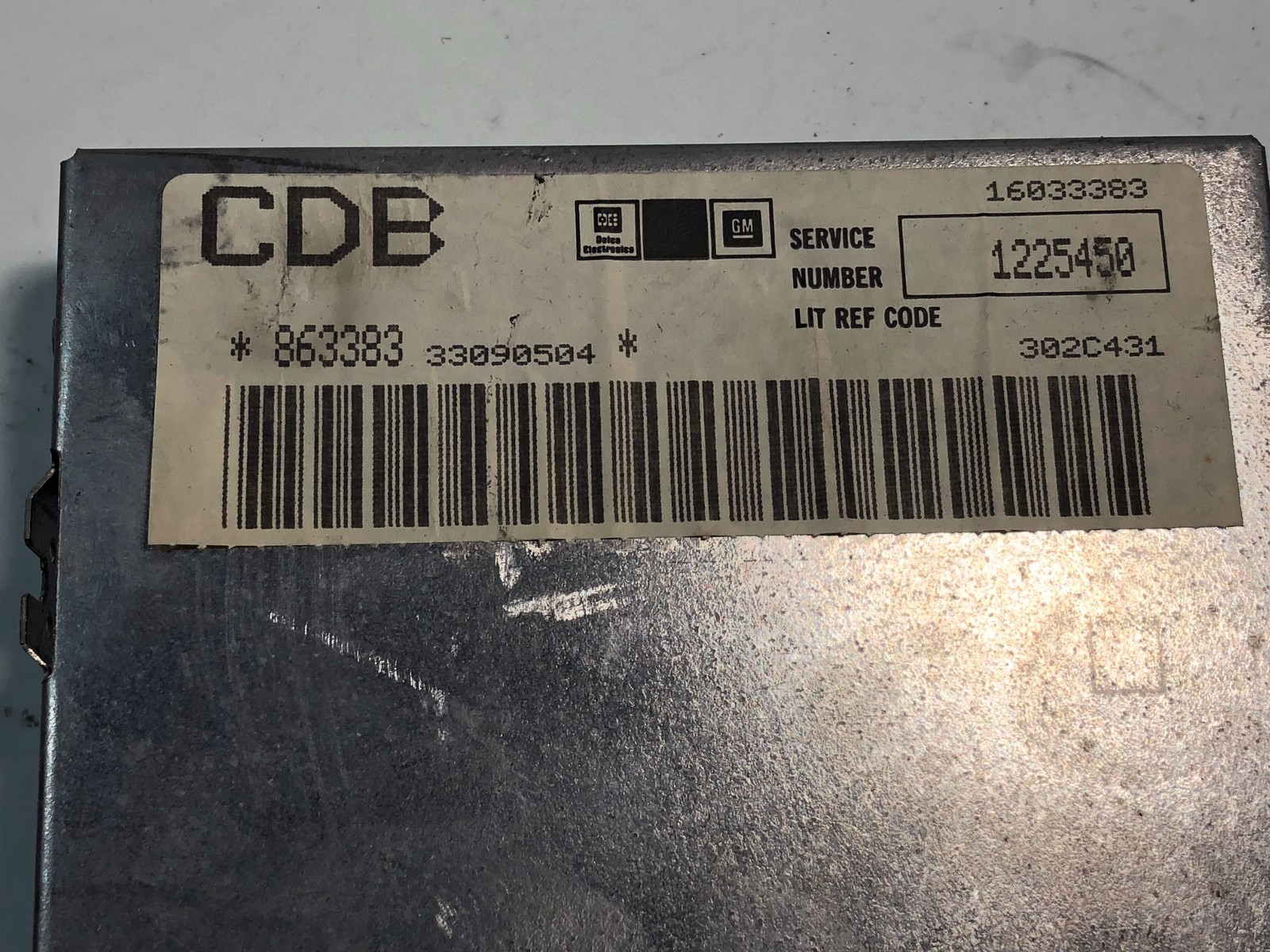 Buick Oldsmobile Engine Computer Module ECM Unit P: 1225450 OEM Warranty 60 Days