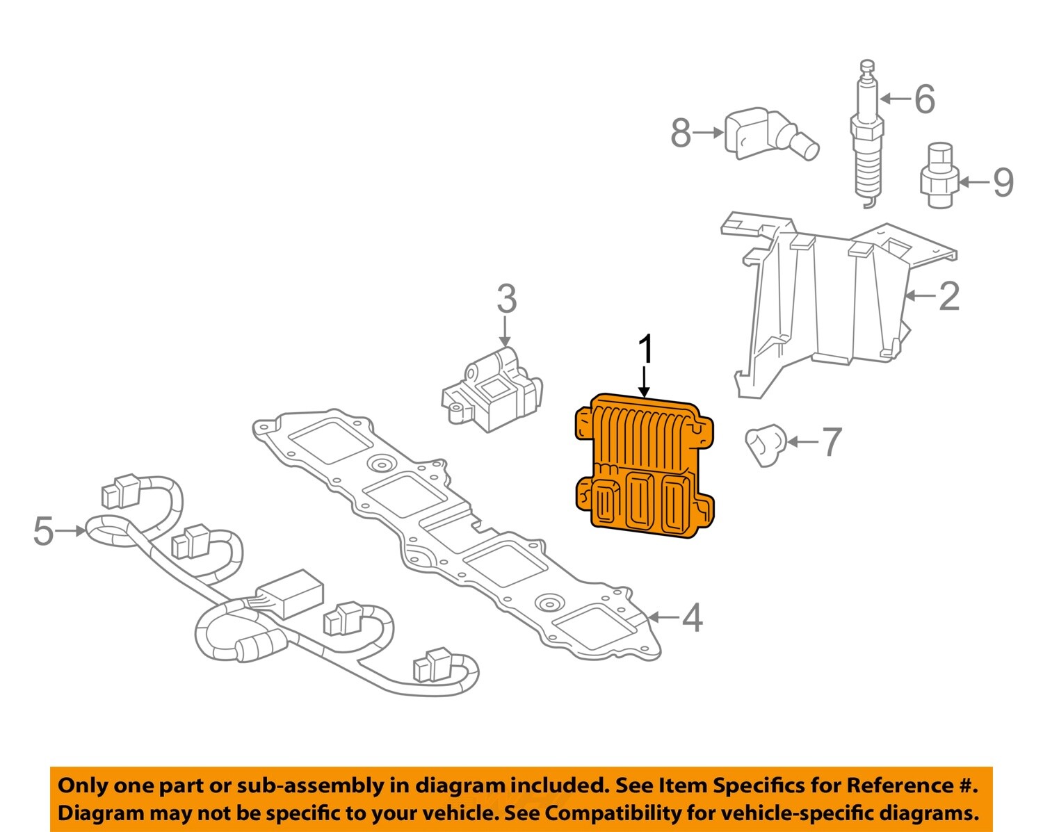 GM OEM 11-16 Cruze Limited Electrical Ignition System-Ecm 12692200