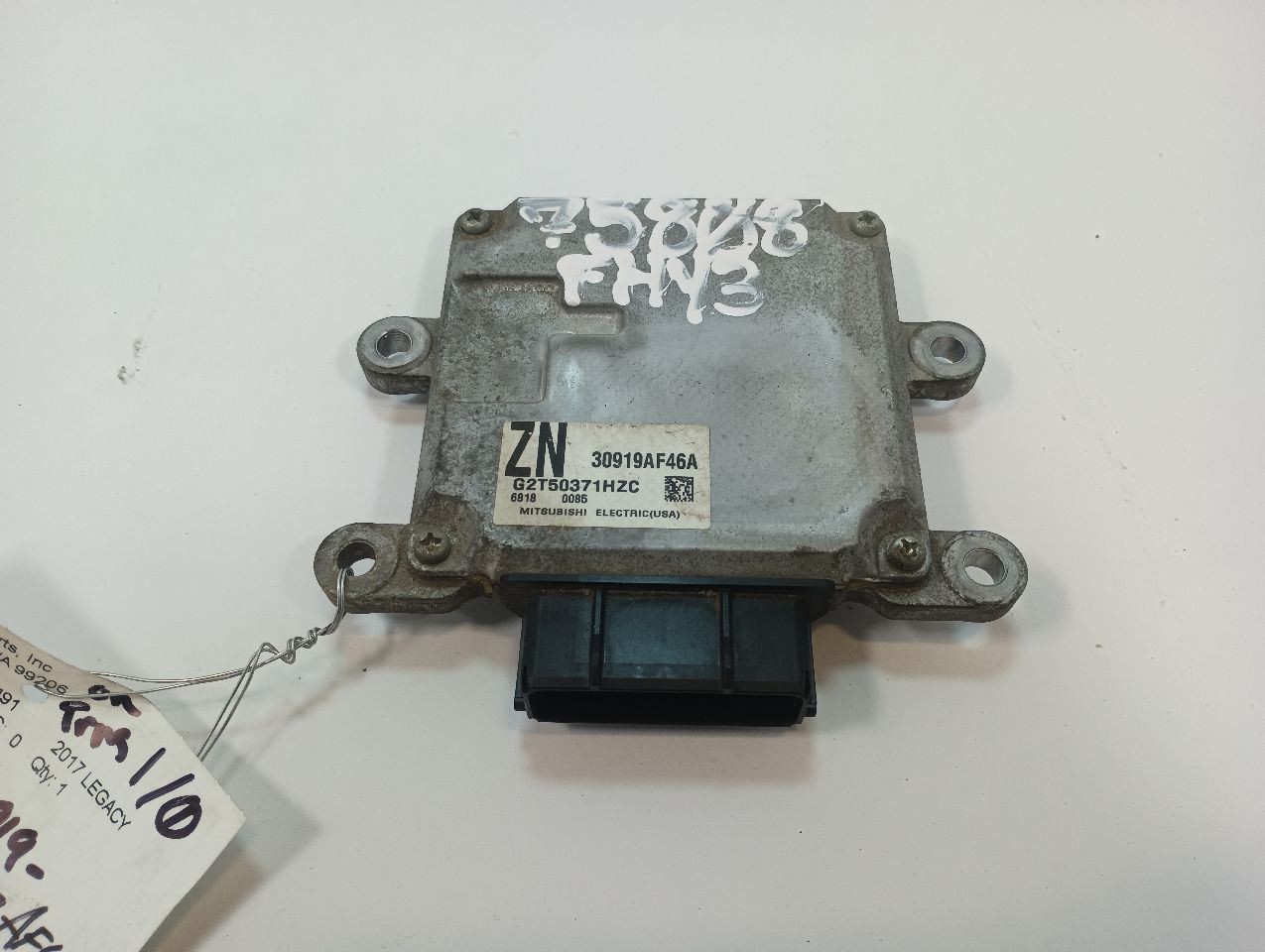 30919-AF46A Transmission Control Module TCM from 2017 Subaru Legacy 12980790