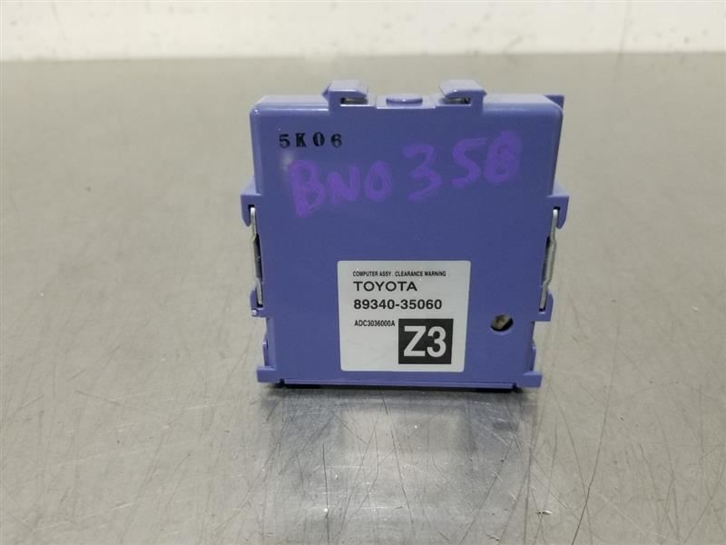 16 2016 TOYOTA 4 RUNNER LIMITED DRIVER PARK ASSIST CONTROL MODULE 8934035060