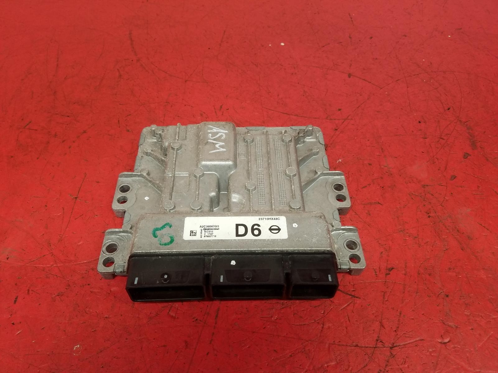 2018 NISSAN QASHQAI 1.5L DIESEL K9K646 ENGINE ECU