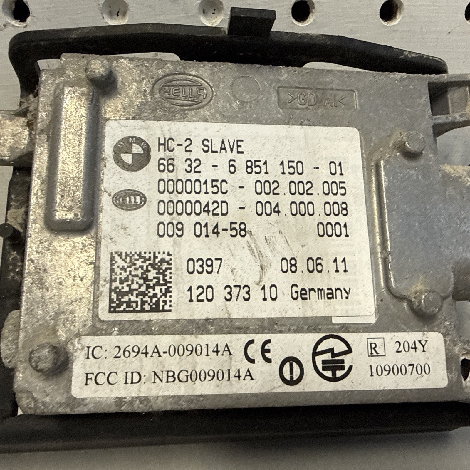2011 BMW F10 550XI LH LEFT REAR LANE DEPARTURE RADAR SENSOR OEM